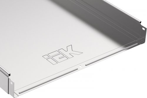 Лоток неперфорированный IEK ESCA 500х100х3000 сталь 1,2мм картинка